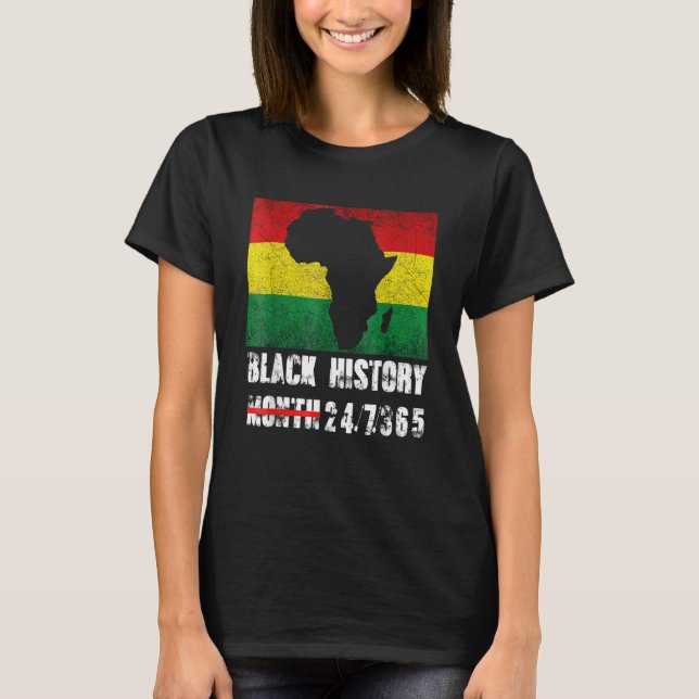 Camiseta Black History Month 247365 Pride African American_ (Frente)