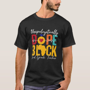 Camiseta Black History Month 3Rd-Grade Teacher BLM Gift