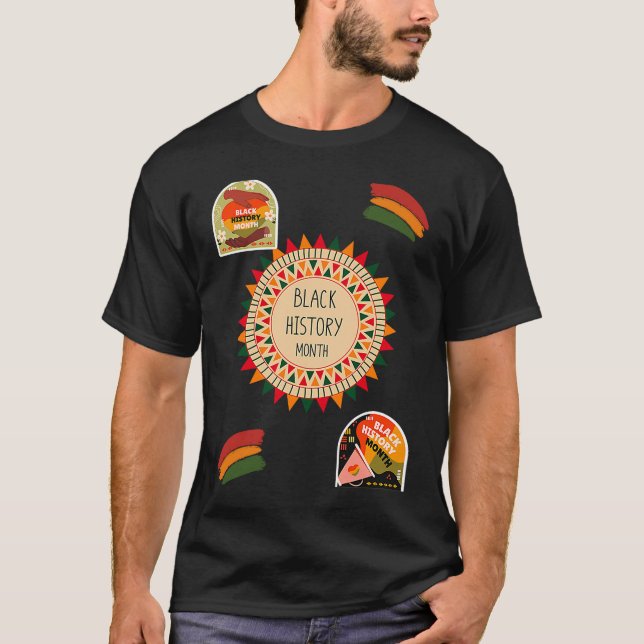 Camiseta Black History Month African American (Frente)