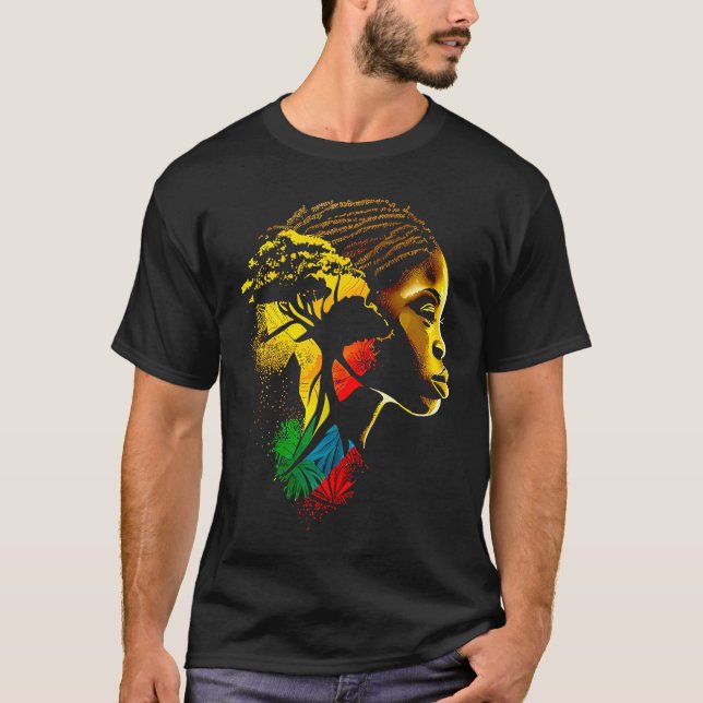 Camiseta Black history month  African American Ancestors' r (Frente)