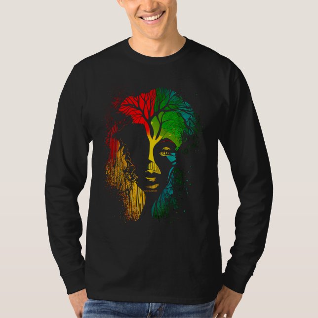 Camiseta Black history month  African American Ancestors' r (Frente)