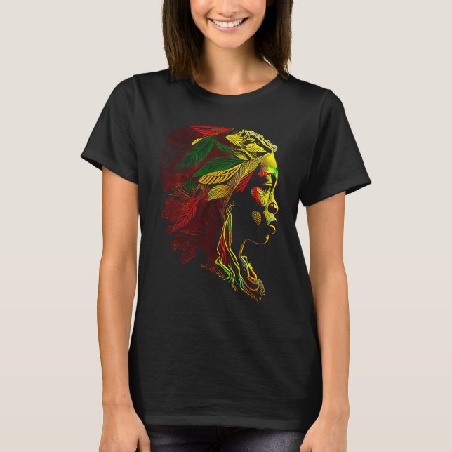 Camiseta Black history month  African American Ancestors' r (Frente)