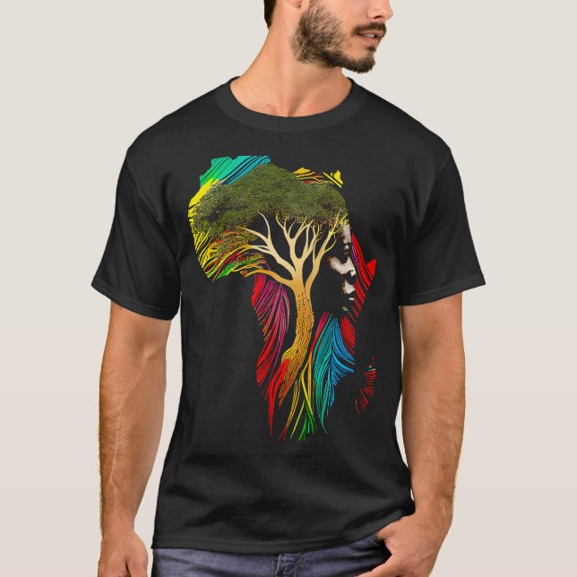 Camiseta Black history month  African American Ancestors' r (Frente)