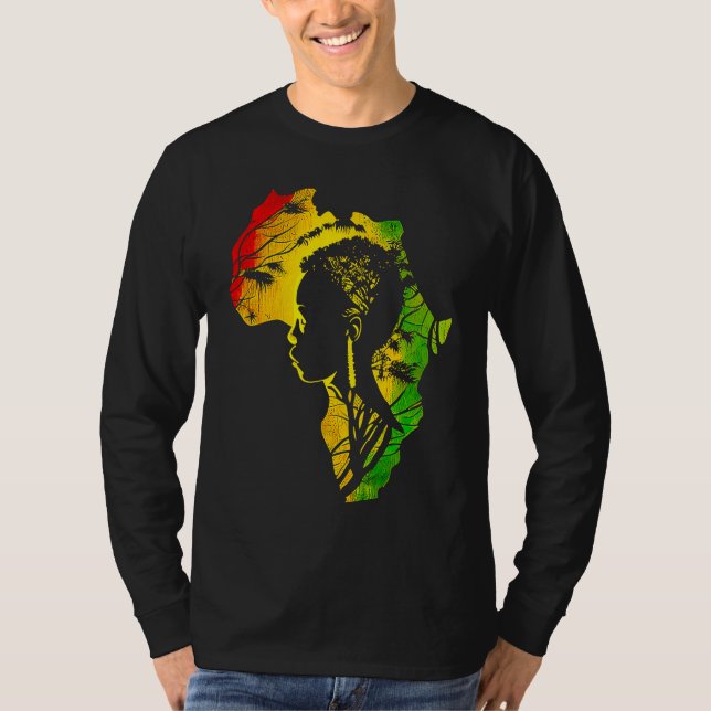 Camiseta Black history month  African American Ancestors' r (Frente)
