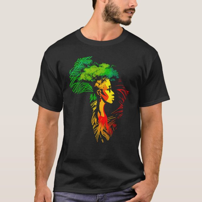 Camiseta Black history month  African American Ancestors' r (Frente)