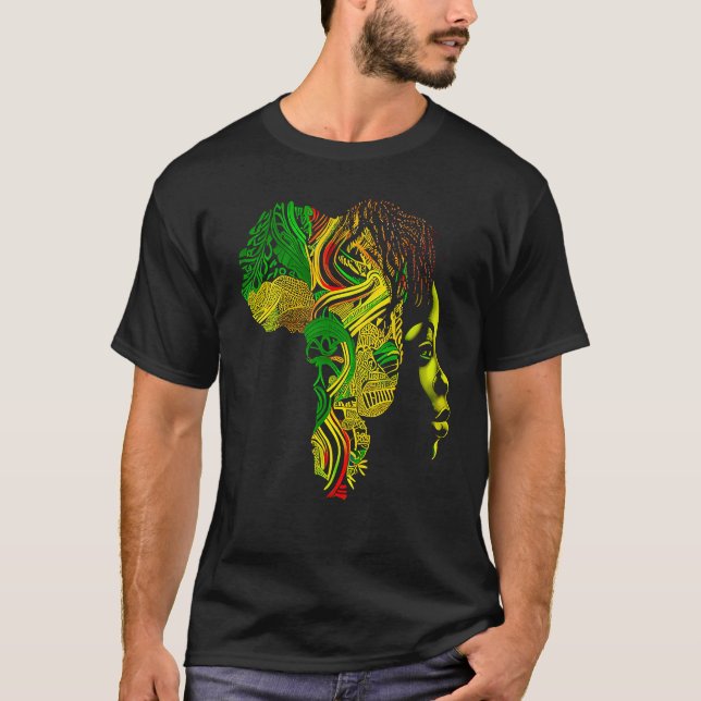 Camiseta Black history month  African American Ancestors' r (Frente)