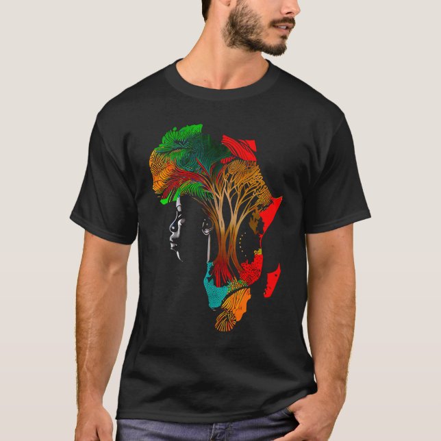 Camiseta Black history month  African American Ancestors' r (Frente)