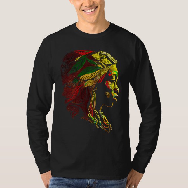 Camiseta Black history month  African American Ancestors' r (Frente)