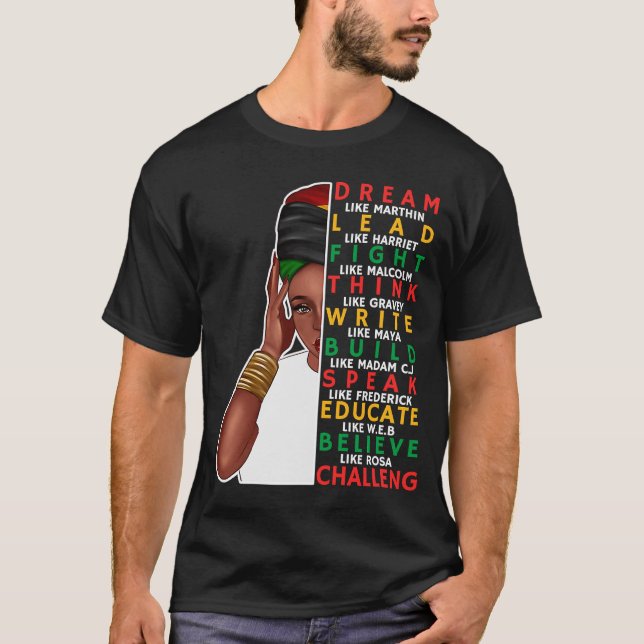 Camiseta Black History Month African American Country Celeb (Frente)