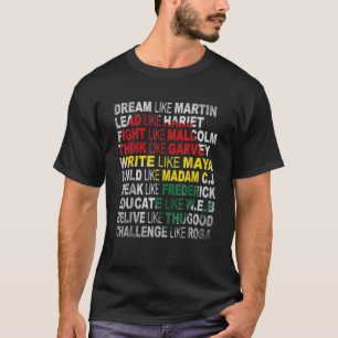 Camiseta Black History Month African American Country Celeb