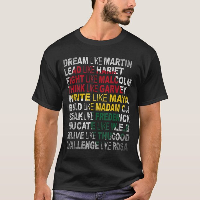 Camiseta Black History Month African American Country Celeb (Frente)