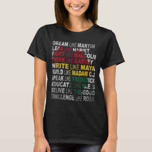 Camiseta Black History Month African American Country Celeb