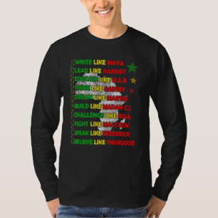 Camiseta Black History Month African American Country Celeb