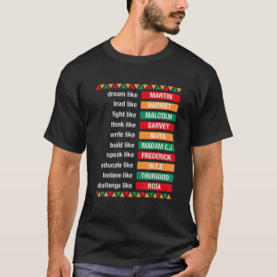Camiseta Black History Month African American Country Celeb