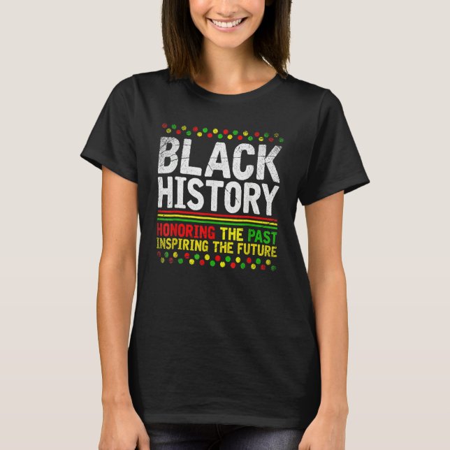 Camiseta Black History Month Afro African Pride Men Women K (Frente)