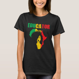 Camiseta Black History Month Afro Love Melanin African Amer