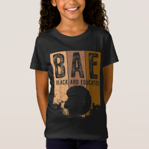 Camiseta Black History Month BAE Black e Educated Melanin