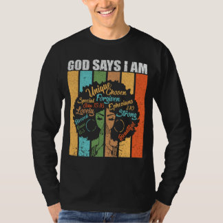 Camiseta Black History Month Black African American