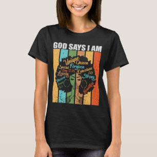 Camiseta Black History Month Black African American