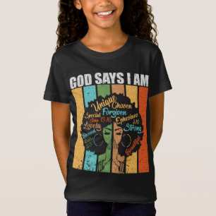 Camiseta Black History Month Black African American