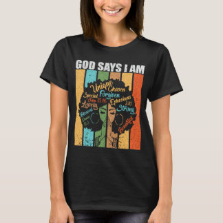 Camiseta Black History Month Black African American