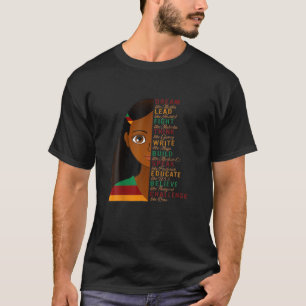 Camiseta Black History Month Black Girls African Pride Mela