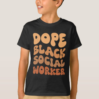 Camiseta Black History Month Black Social Worker Social Wor