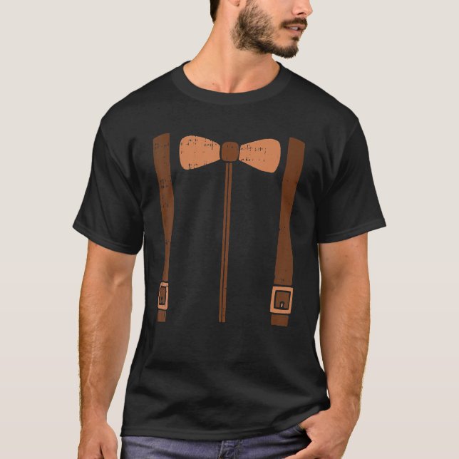 Camiseta Black History Month Bow Tie Suspender Melanin Prid (Frente)