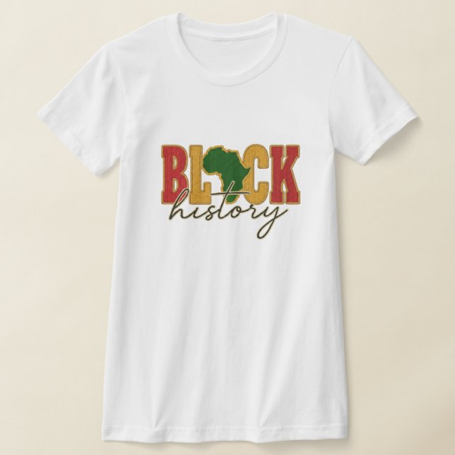 Camiseta Black History Month Crochet Style (Postura )