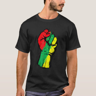 Camiseta Black History Month Fist Black Power African Women