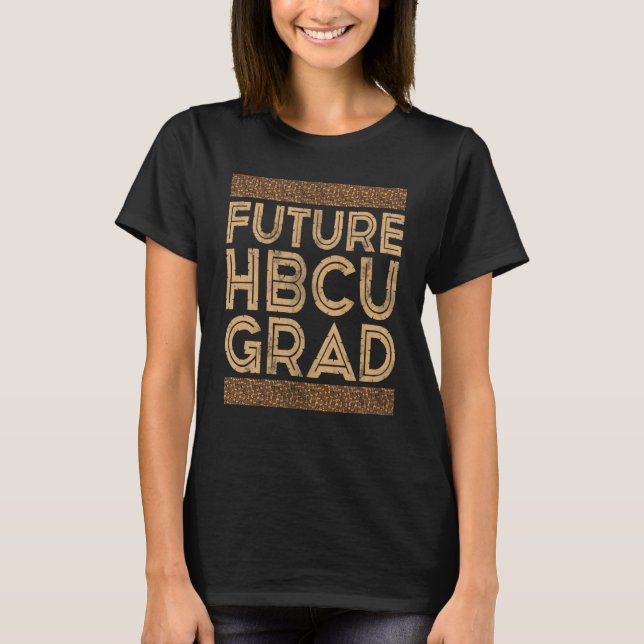 Camiseta Black History Month Future HBCU Grad (Frente)