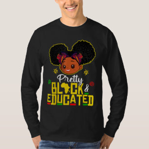 Camiseta Black History Month Girls African African Queen Ki
