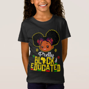 Camiseta Black History Month Girls African African Queen Ki