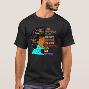 Camiseta Black History Month I Am Storm Melanin African