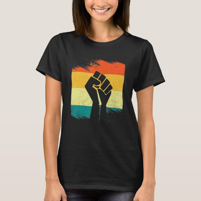 Camiseta Black History Month Inspiring Black Leaders Power  (Frente)