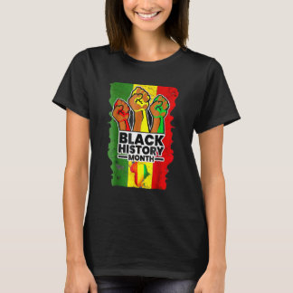 Camiseta Black History Month Melanin Afro African Pride Men