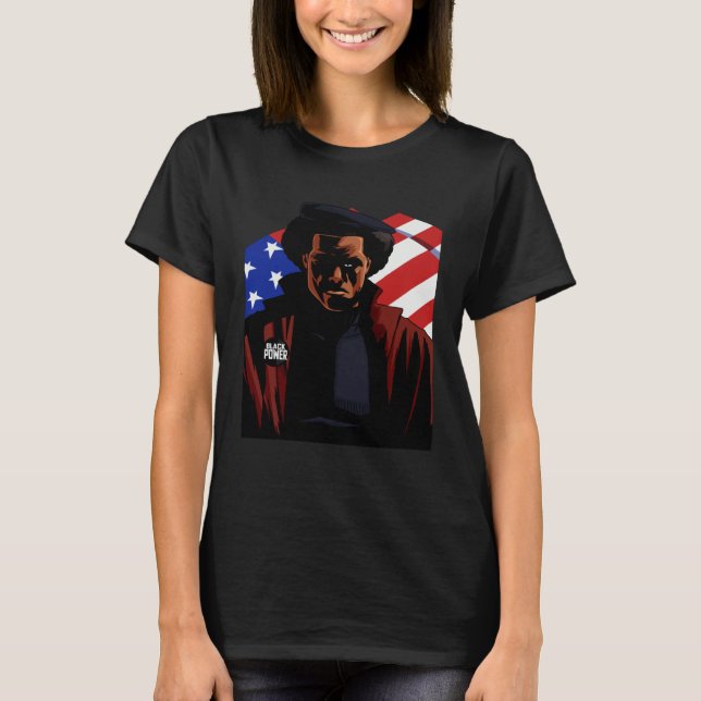 Camiseta Black History Month Panther Party (Frente)