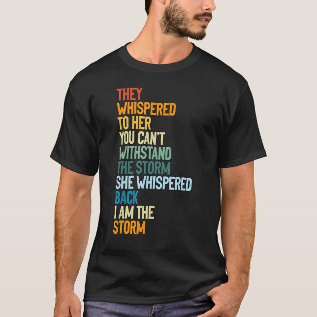 Camiseta Black History Month Strong Black Woman I Am The St (Frente)