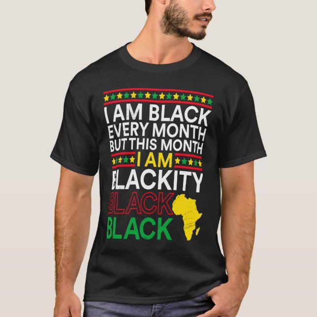 Camiseta Black History Month USA History America African (Frente)