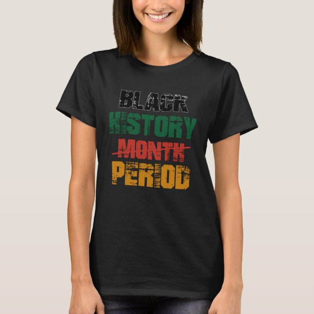 Camiseta Black History Period African American Teacher Men  (Frente)