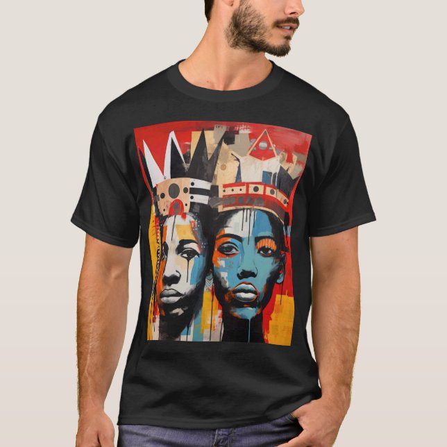 Camiseta Black History Voices African American Pride (Frente)