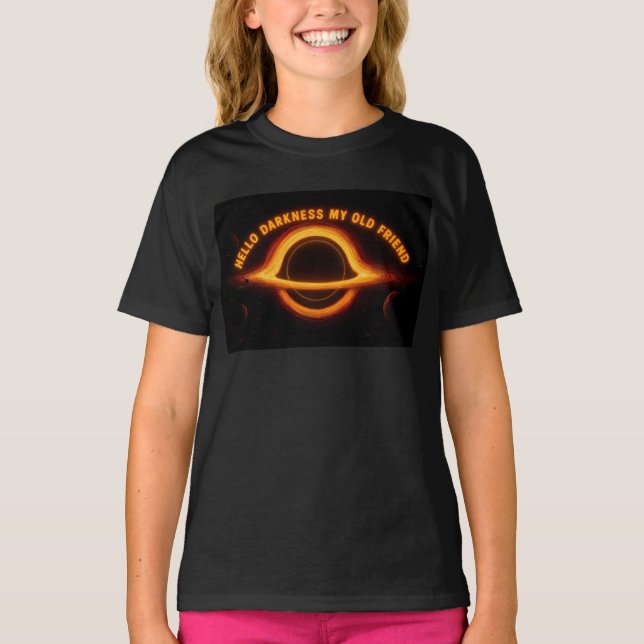 Camiseta Black Hole Interstellar Conversation (Frente)