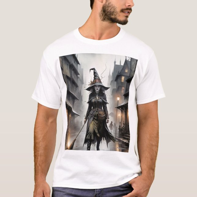 Camiseta Black & Horror Home Moderno (Frente)
