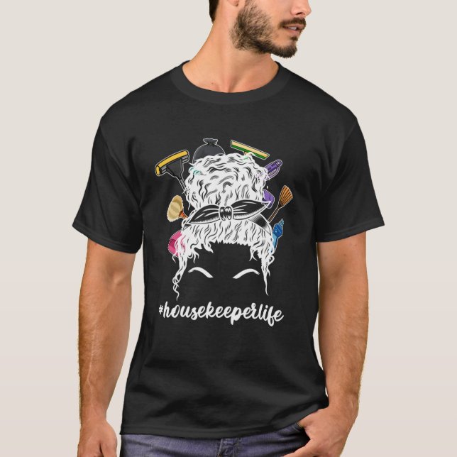 Camiseta Black Housekeepi Afro-Americano Life (Frente)