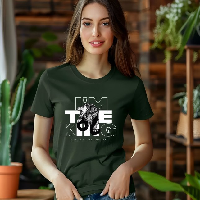 Camiseta Black Illustrated Im The King T-shirt (Criador carregado)