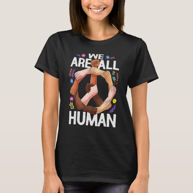 Camiseta Black Is Beautiful Black History Month We Are All  (Frente)