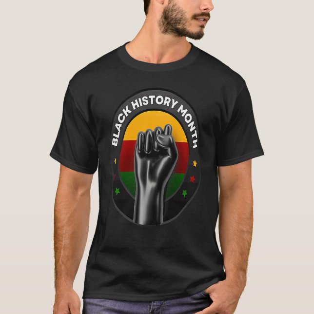 Camiseta Black Is Beautiful Black History Month  We Are All (Frente)