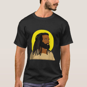Camiseta Black Jesus Bloqueia Religioso Africano Americano1