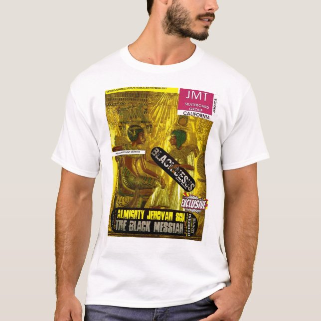 Camiseta BLACK JESUS JMT SKATEBOARD (Frente)