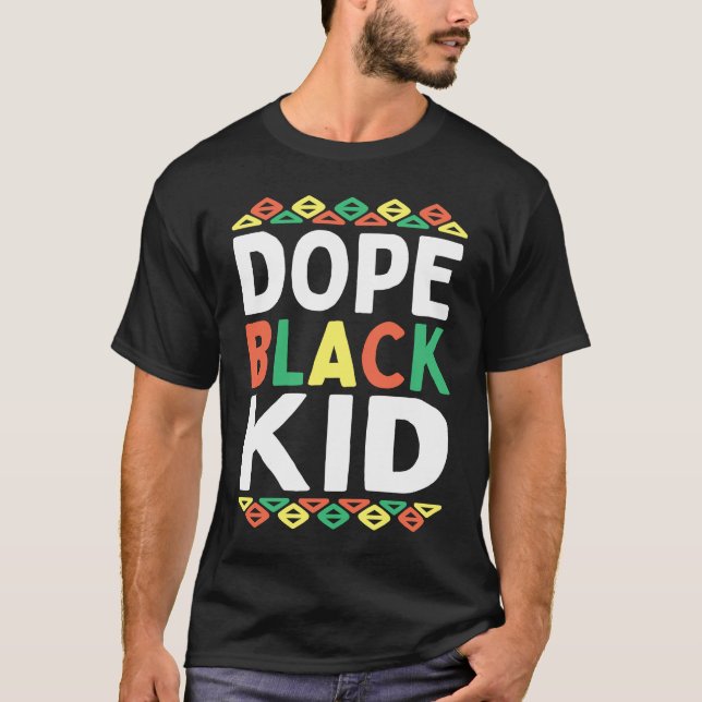 Camiseta Black Kid African American Black History Month Pri (Frente)